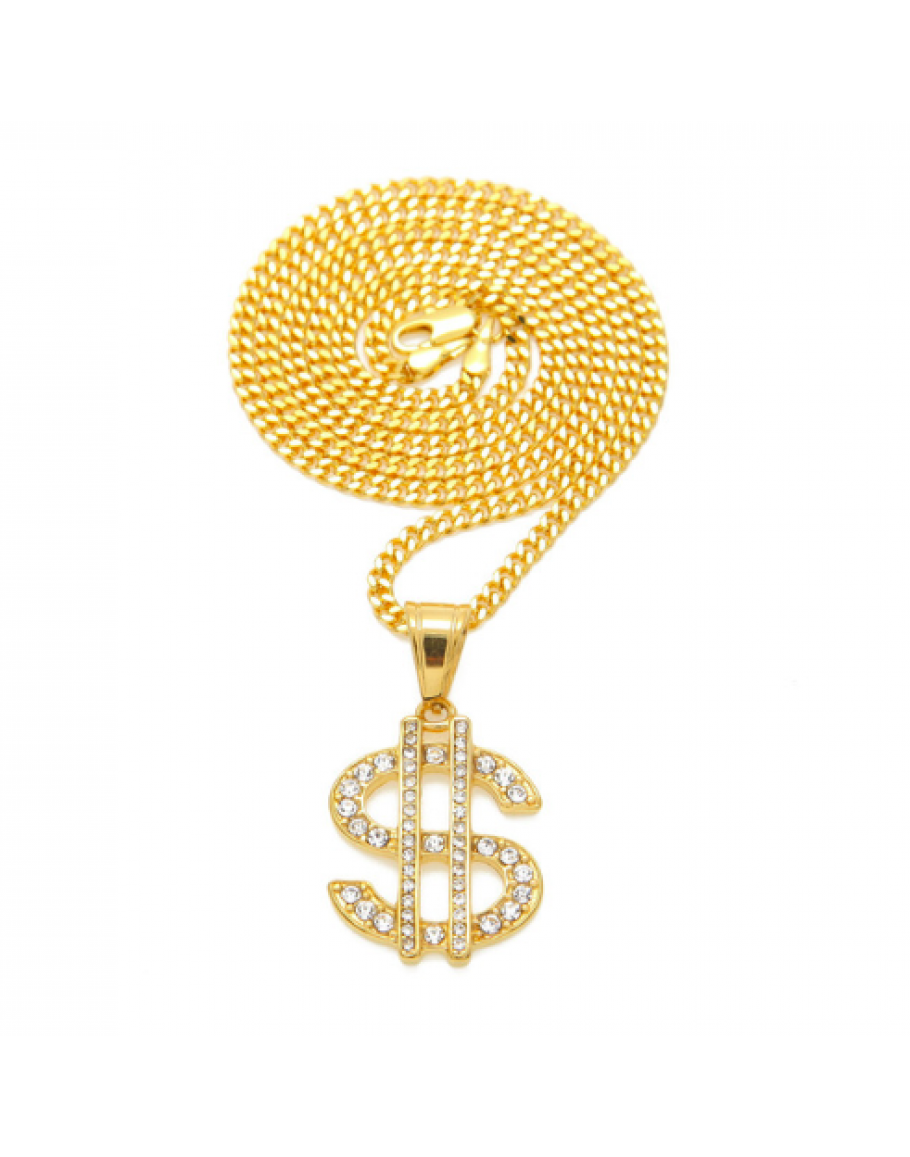 Gold Dollar Pendant